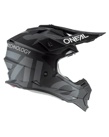 Мотокрос каска O'NEAL 2SERIES SLICK V.23 BLACK/GRAY