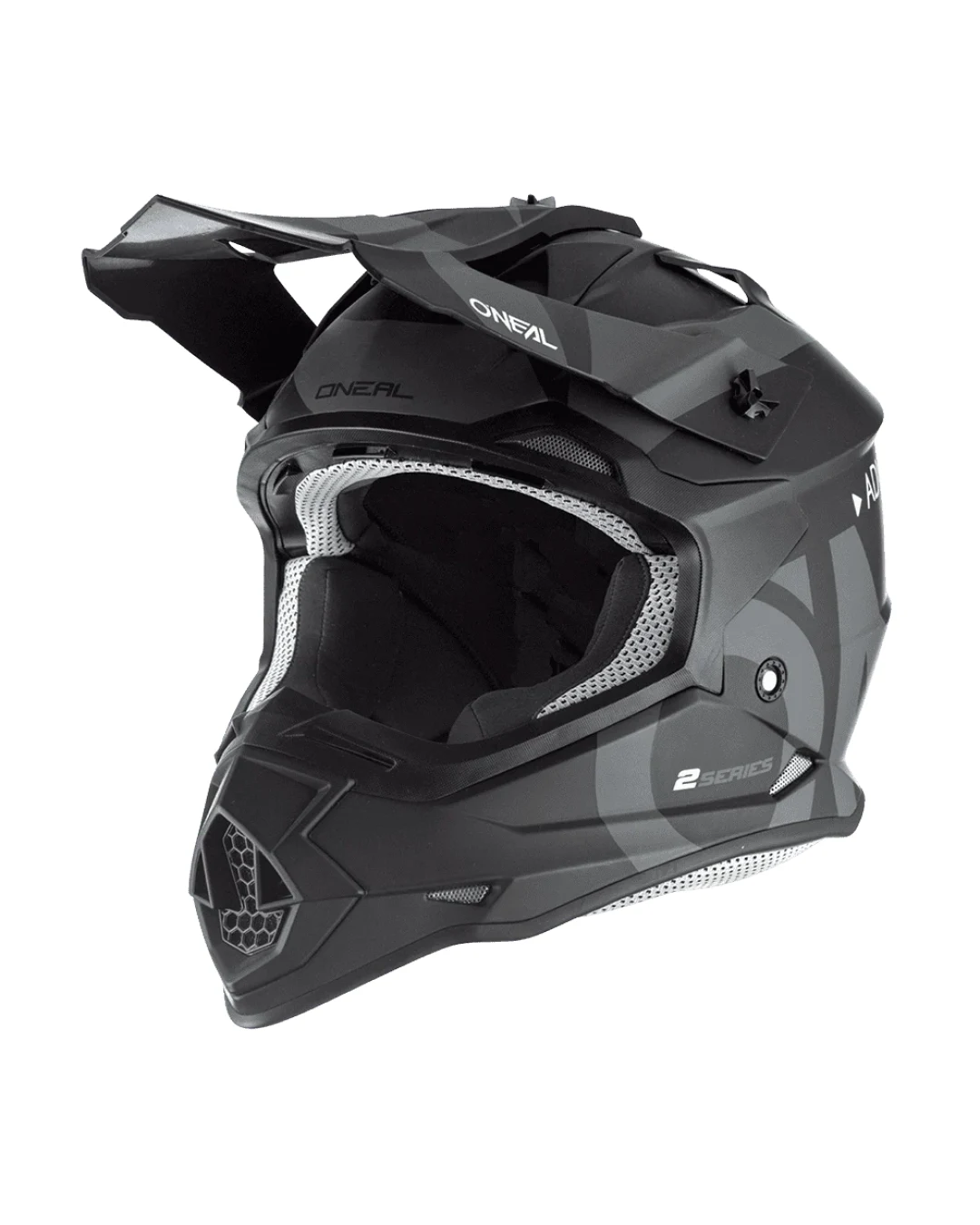 Мотокрос каска O'NEAL 2SERIES SLICK V.23 BLACK/GRAY