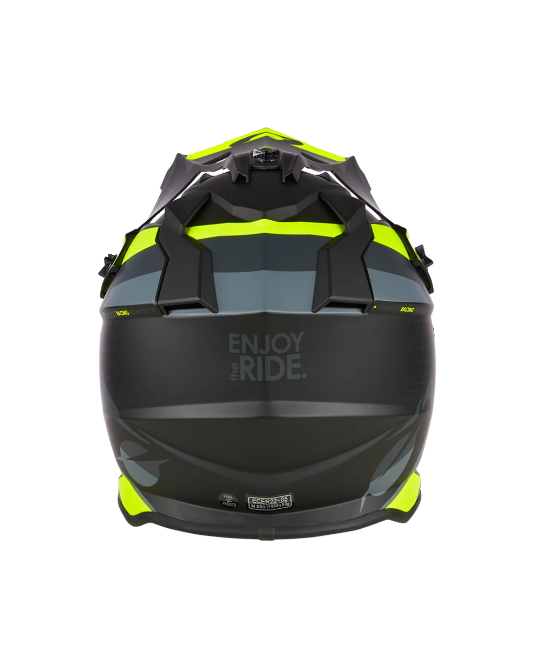 Мотокрос каска O'NEAL 2SERIES SPYDE V.23 BLACK/GRAY/NEON YELLOW