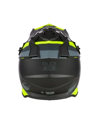 Мотокрос каска O'NEAL 2SERIES SPYDE V.23 BLACK/GRAY/NEON YELLOW