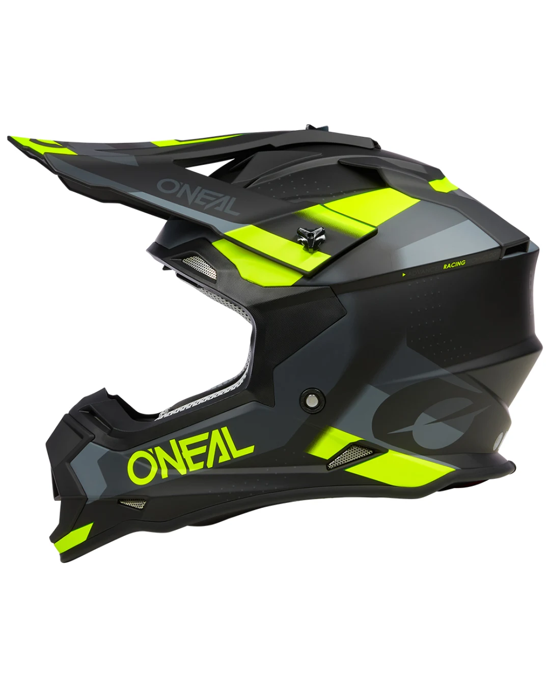 Мотокрос каска O'NEAL 2SERIES SPYDE V.23 BLACK/GRAY/NEON YELLOW