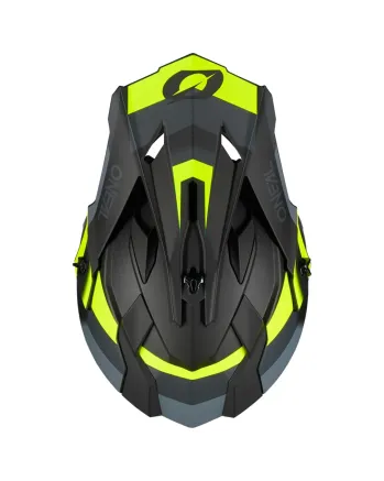 Мотокрос каска O'NEAL 2SERIES SPYDE V.23 BLACK/GRAY/NEON YELLOW