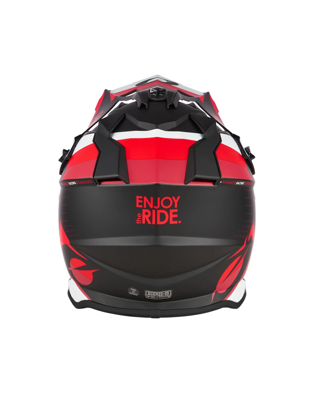 Мотокрос каска O'NEAL 2SERIES SPYDE V.23 BLACK/RED/WHITE