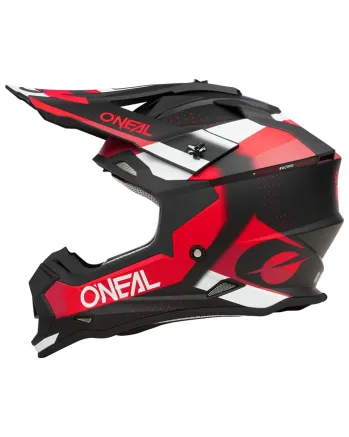 Мотокрос каска O'NEAL 2SERIES SPYDE V.23 BLACK/RED/WHITE