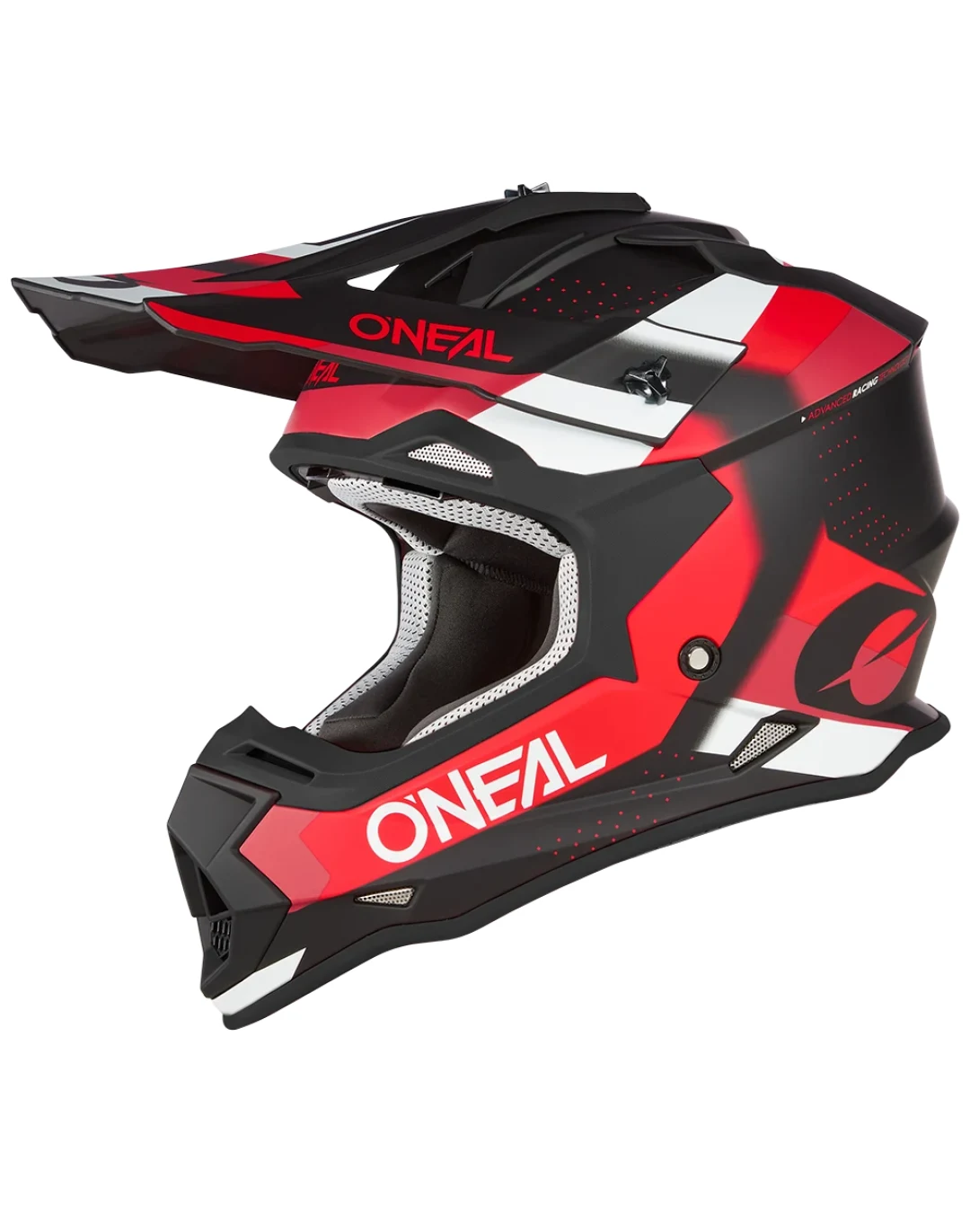 Мотокрос каска O'NEAL 2SERIES SPYDE V.23 BLACK/RED/WHITE