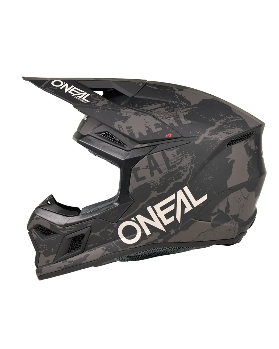 Мотокрос каска O'NEAL 3SERIES ACID BLACK/GRAY V.27