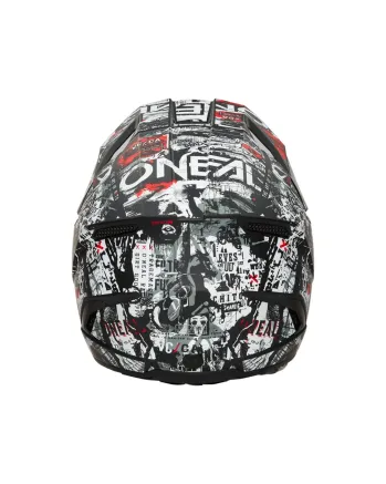 Мотокрос каска O'NEAL 3SERIES ATTACK BLACK/WHITE V.25