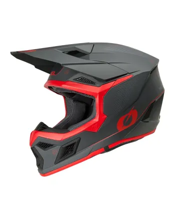 Мотокрос каска O'NEAL 3SERIES E-STROKE GRAY/RED V.26