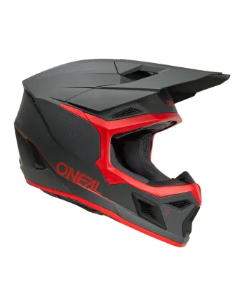 Мотокрос каска O'NEAL 3SERIES E-STROKE GRAY/RED V.26