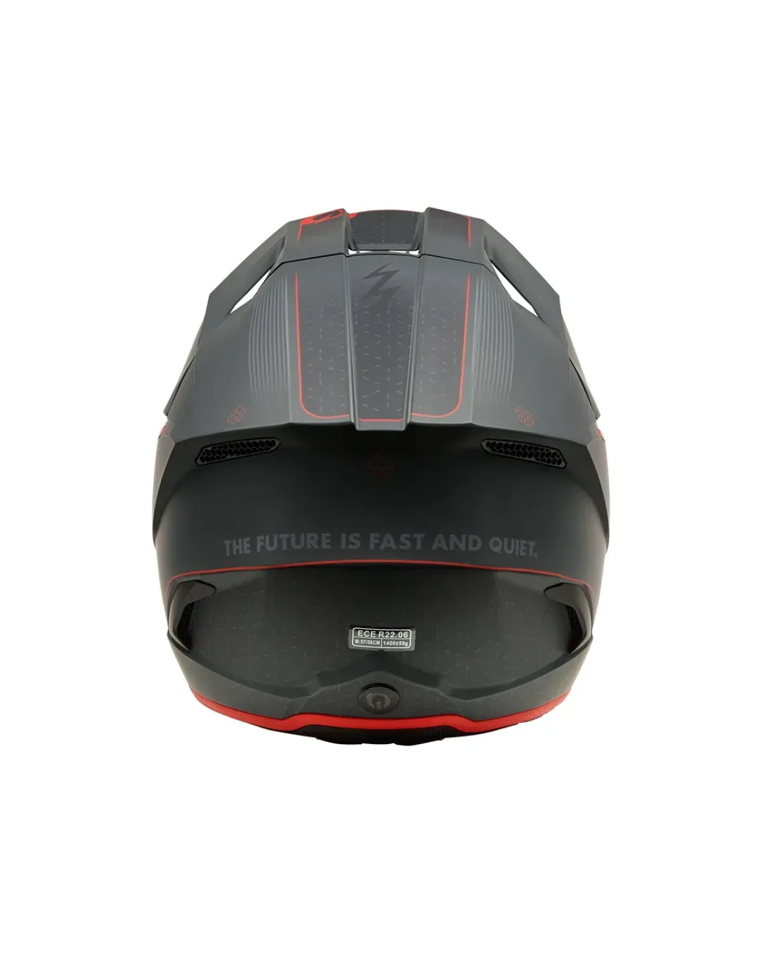 Мотокрос каска O'NEAL 3SERIES E-STROKE GRAY/RED V.26