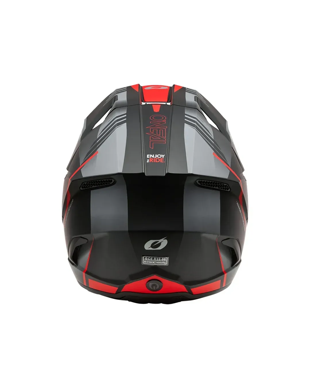 Мотокрос каска O'NEAL 3SERIES HAZE BLACK/GRAY/RED V.26