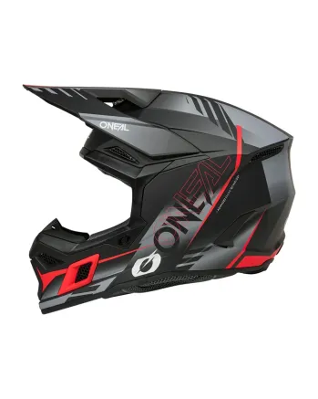 Мотокрос каска O'NEAL 3SERIES HAZE BLACK/GRAY/RED V.26