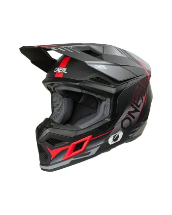 Мотокрос каска O'NEAL 3SERIES HAZE BLACK/GRAY/RED V.26
