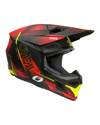 Мотокрос каска O'NEAL 3SERIES HAZE BLACK/RED/NEON YELLOW V.26