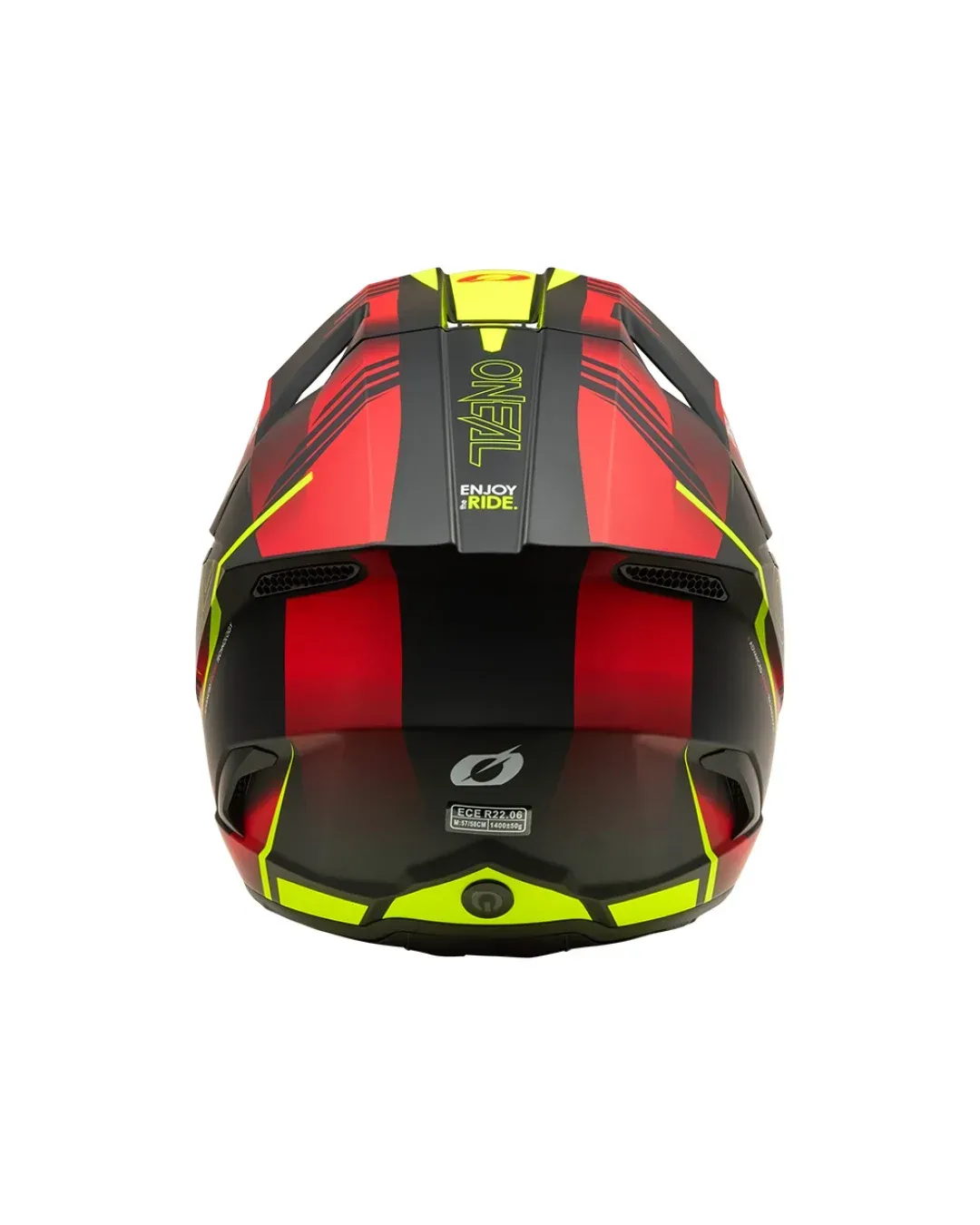 Мотокрос каска O'NEAL 3SERIES HAZE BLACK/RED/NEON YELLOW V.26
