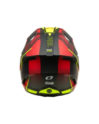 Мотокрос каска O'NEAL 3SERIES HAZE BLACK/RED/NEON YELLOW V.26