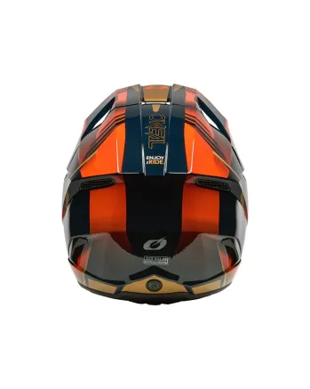 Мотокрос каска O'NEAL 3SERIES HAZE BLUE/ORANGE/GOLD V.26