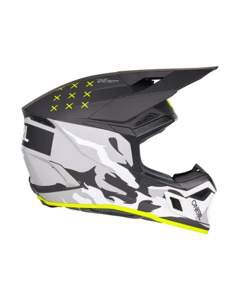 Мотокрос каска O'NEAL 3SERIES HEAT BLACK/GRAY V.27