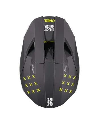 Мотокрос каска O'NEAL 3SERIES HEAT BLACK/GRAY V.27