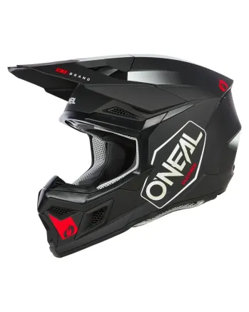 Мотокрос каска O'NEAL 3SERIES HEXX BLACK/WHITE/RED V.24