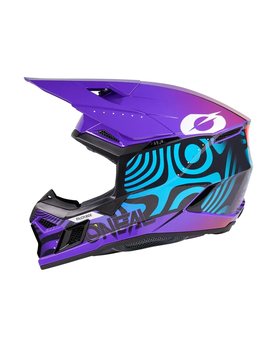 Мотокрос каска O'NEAL 3SERIES NOVA PURPLE V.27