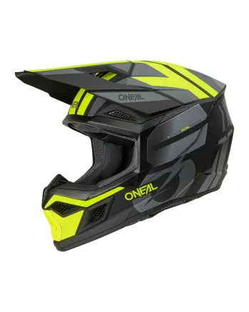 Мотокрос каска O'NEAL 3SERIES RIDE BLACK/GRAY/NEON YELLOW V.26