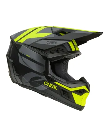 Мотокрос каска O'NEAL 3SERIES RIDE BLACK/GRAY/NEON YELLOW V.26