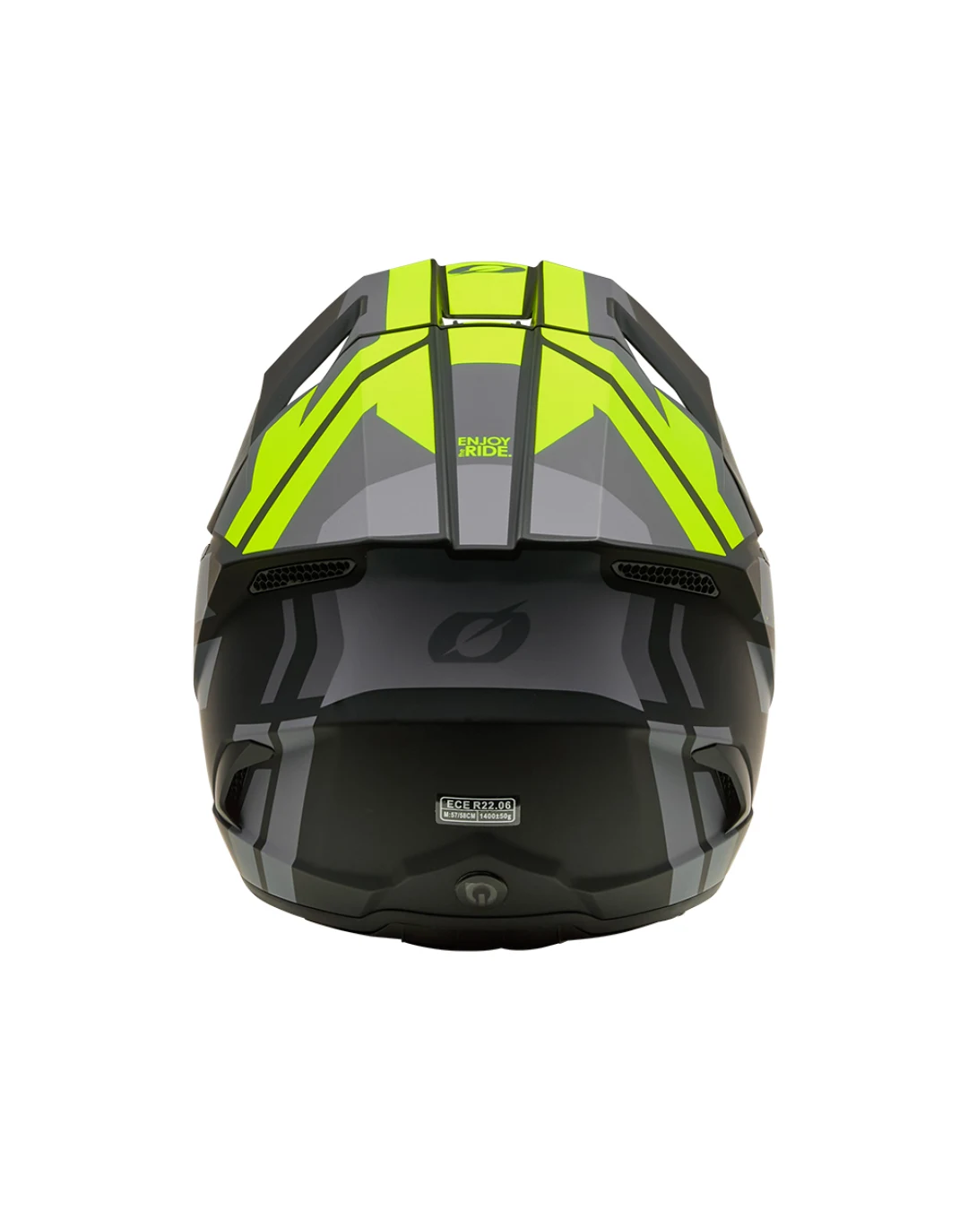 Мотокрос каска O'NEAL 3SERIES RIDE BLACK/GRAY/NEON YELLOW V.26