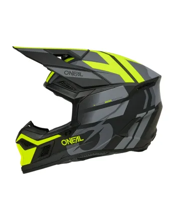 Мотокрос каска O'NEAL 3SERIES RIDE BLACK/GRAY/NEON YELLOW V.26