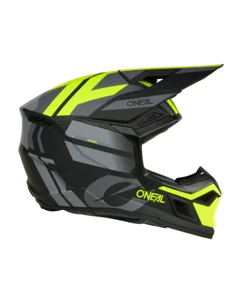 Мотокрос каска O'NEAL 3SERIES RIDE BLACK/GRAY/NEON YELLOW V.26