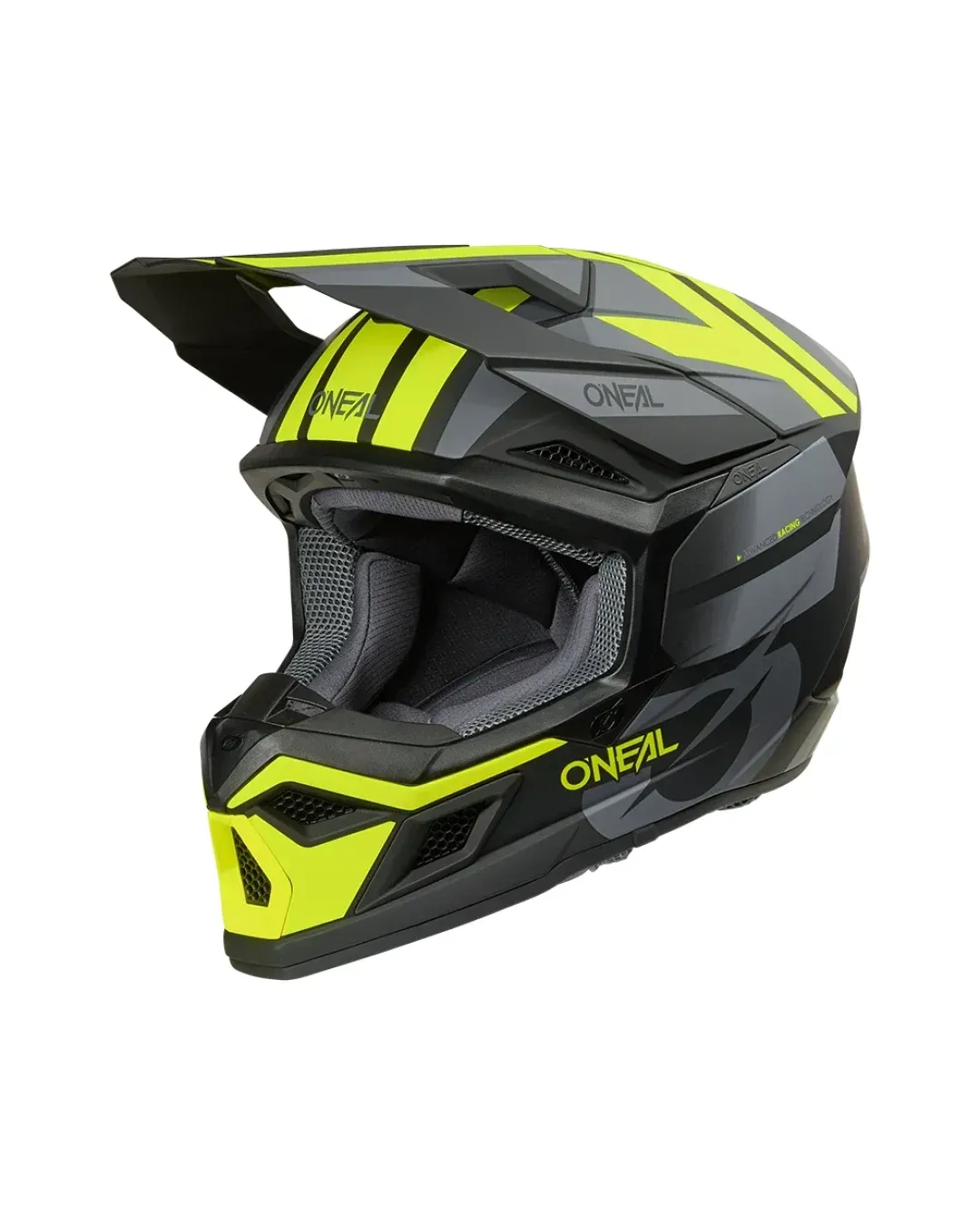 Мотокрос каска O'NEAL 3SERIES RIDE BLACK/GRAY/NEON YELLOW V.26