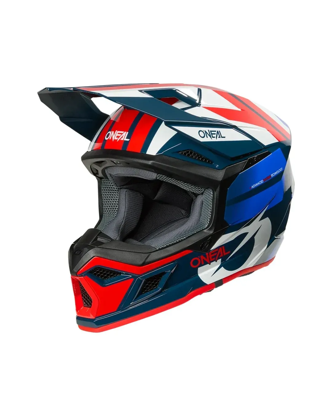 Мотокрос каска O'NEAL 3SERIES RIDE BLUE/WHITE/RED V.26