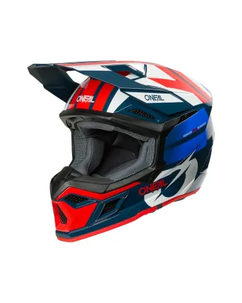 Мотокрос каска O'NEAL 3SERIES RIDE BLUE/WHITE/RED V.26