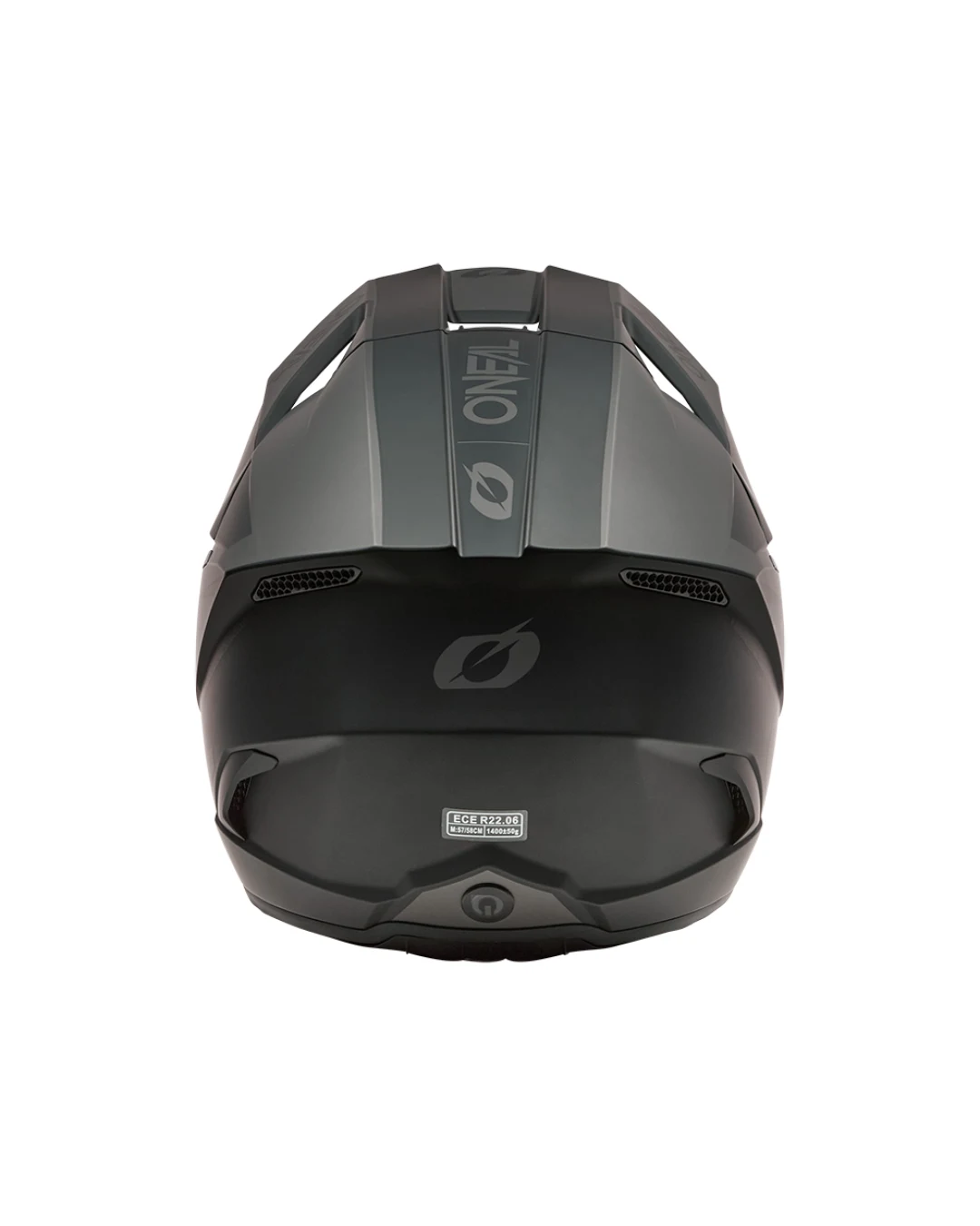 Мотокрос каска O'NEAL 3SERIES SOLID BLACK/GRAY V.26