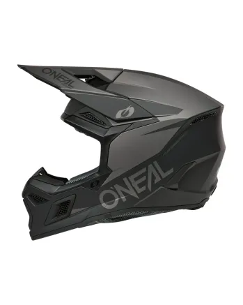 Мотокрос каска O'NEAL 3SERIES SOLID BLACK/GRAY V.26