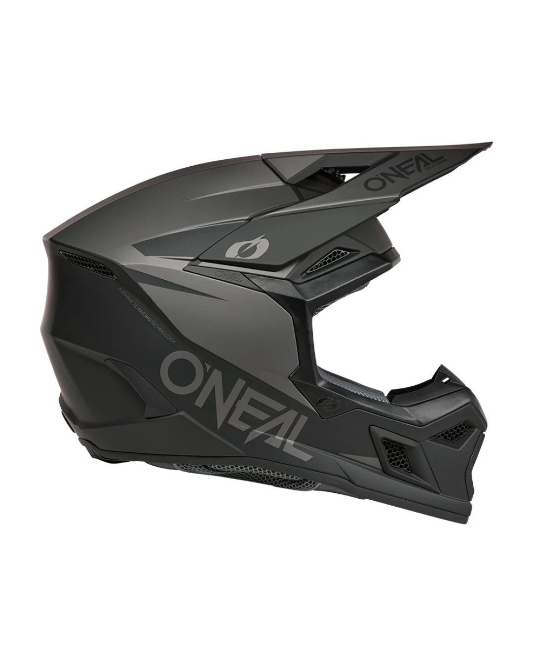 Мотокрос каска O'NEAL 3SERIES SOLID BLACK/GRAY V.26
