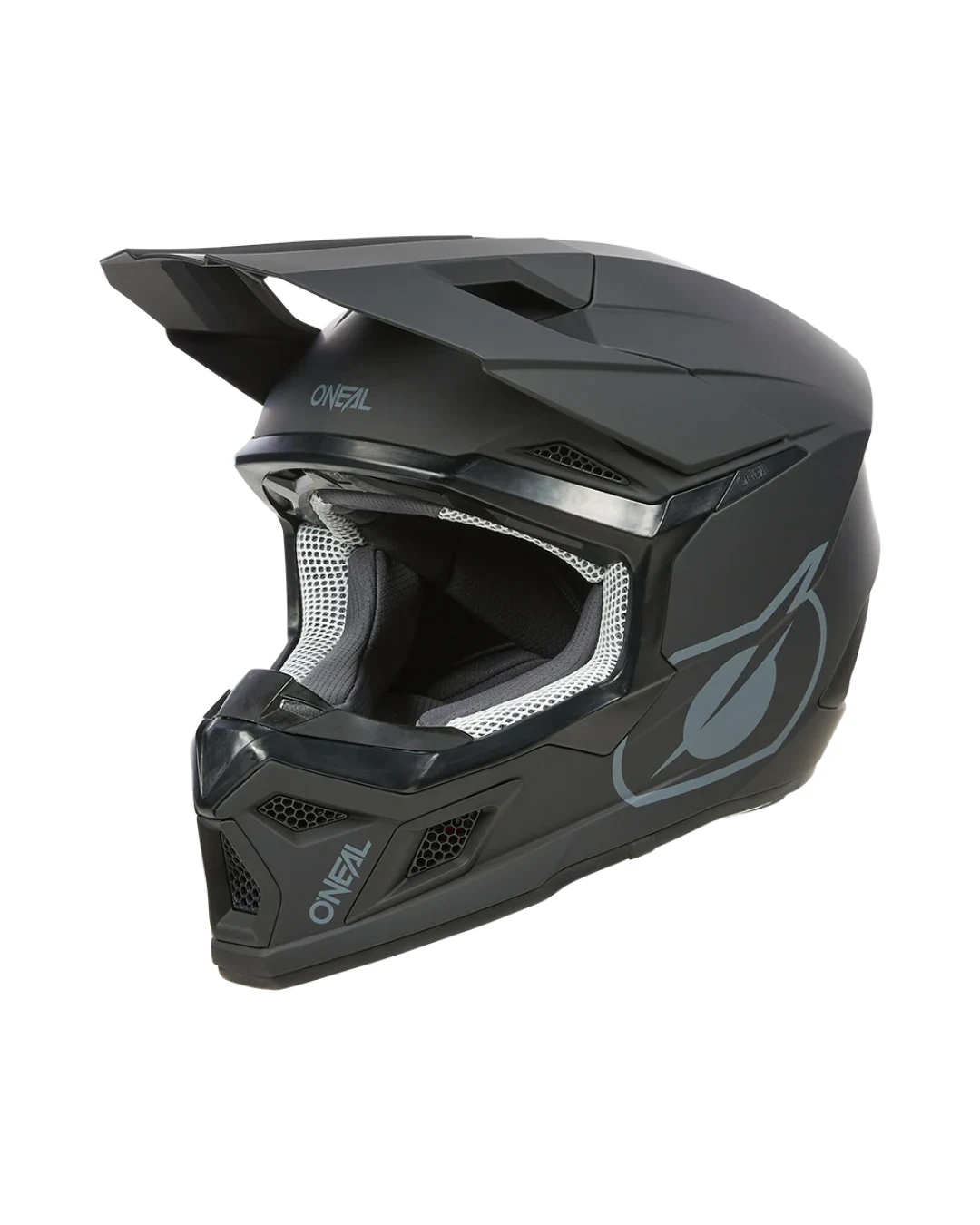 Мотокрос каска O'NEAL 3SERIES SOLID BLACK V.24
