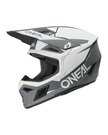 Мотокрос каска O'NEAL 3SERIES SOLID WHITE/BLACK V.26