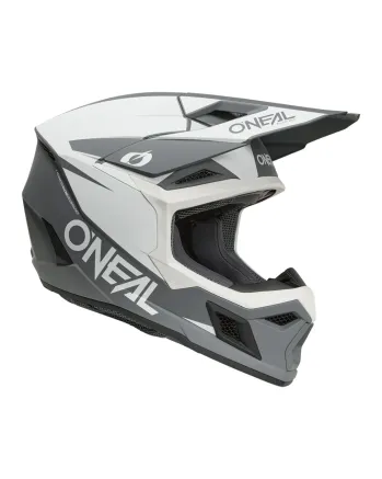 Мотокрос каска O'NEAL 3SERIES SOLID WHITE/BLACK V.26