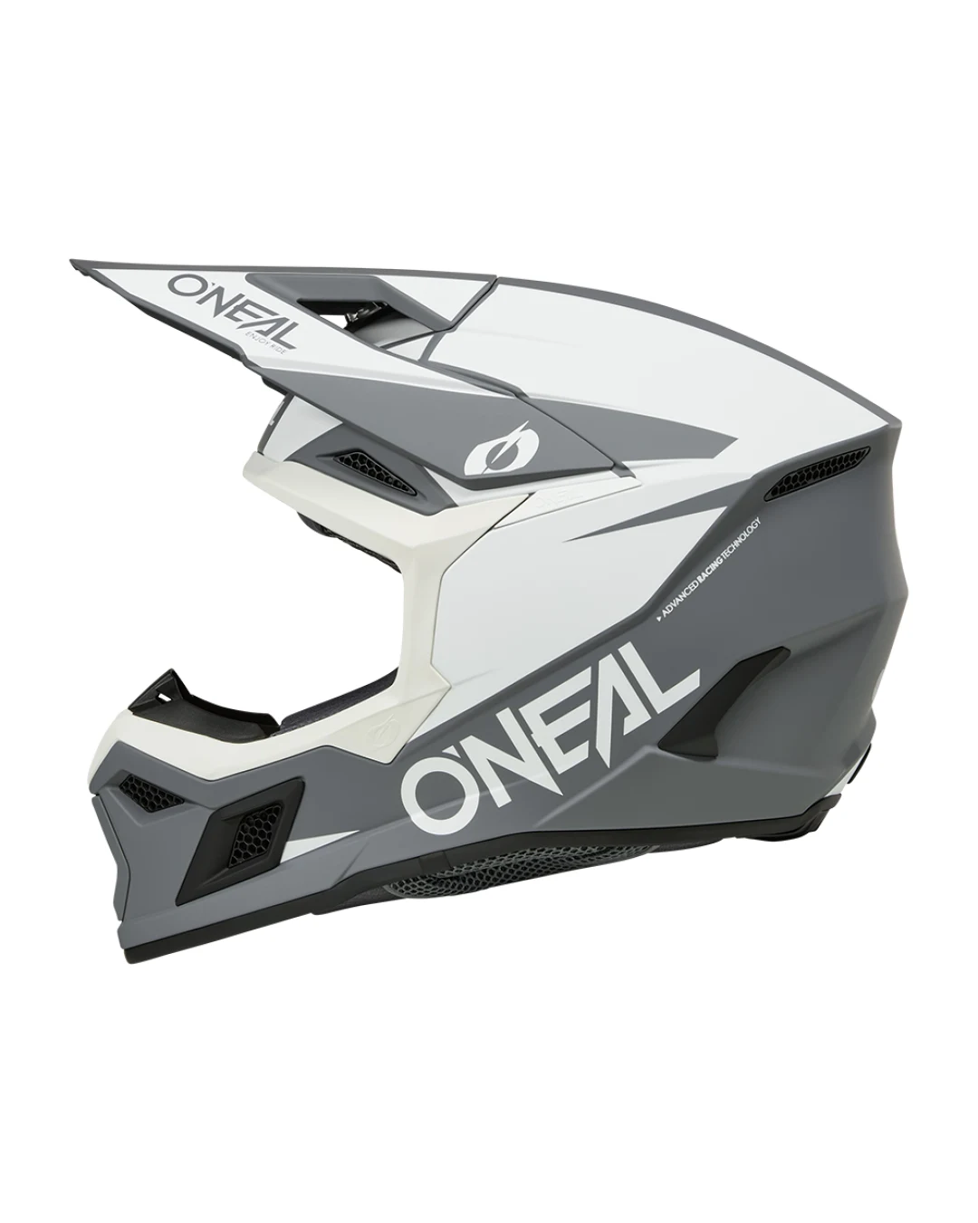 Мотокрос каска O'NEAL 3SERIES SOLID WHITE/BLACK V.26