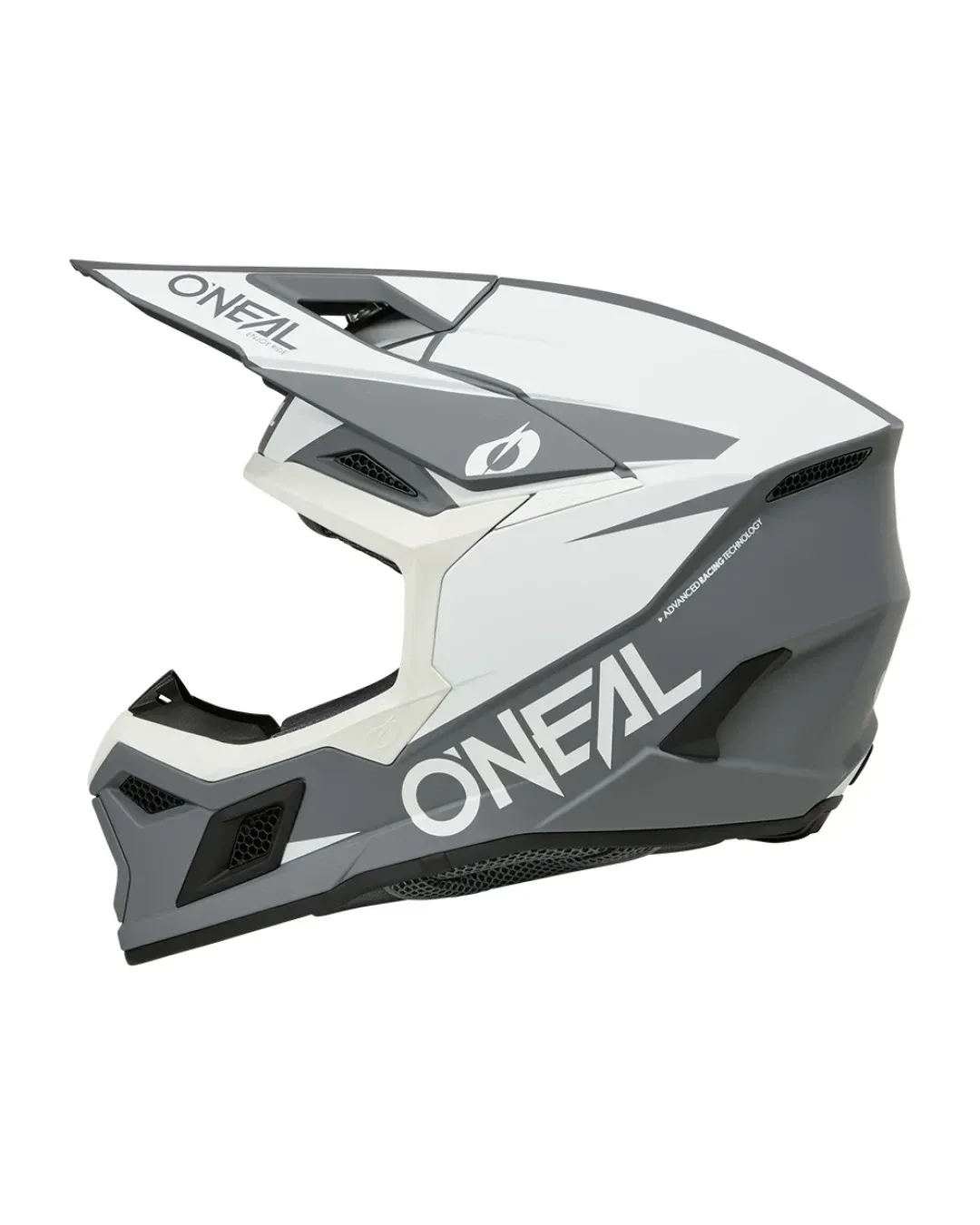 Мотокрос каска O'NEAL 3SERIES SOLID WHITE/BLACK V.26