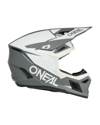 Мотокрос каска O'NEAL 3SERIES SOLID WHITE/BLACK V.26