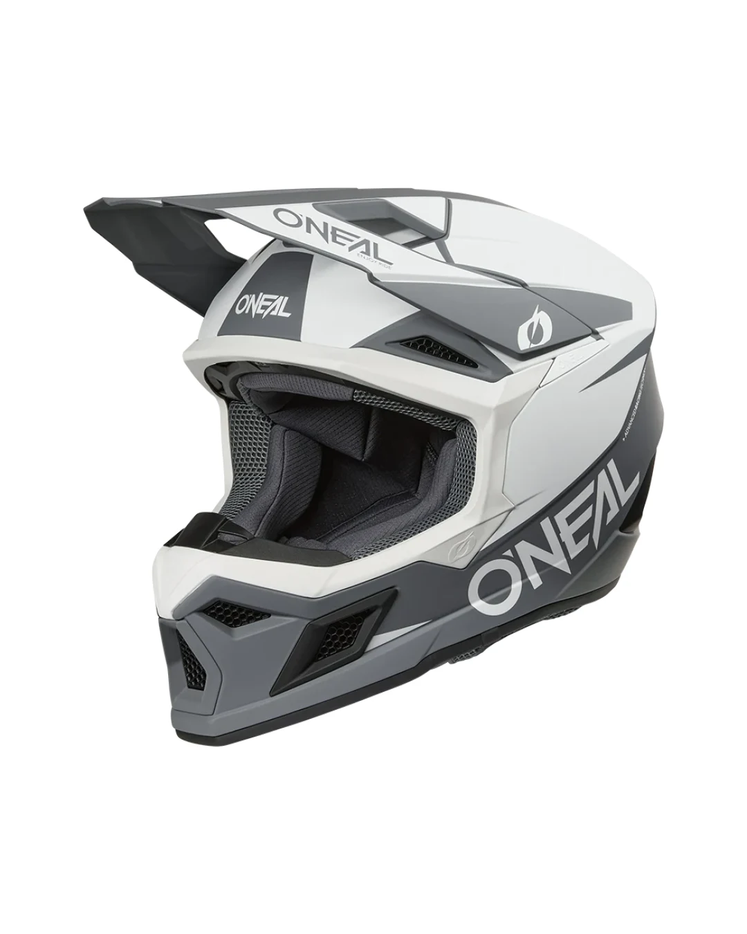 Мотокрос каска O'NEAL 3SERIES SOLID WHITE/BLACK V.26