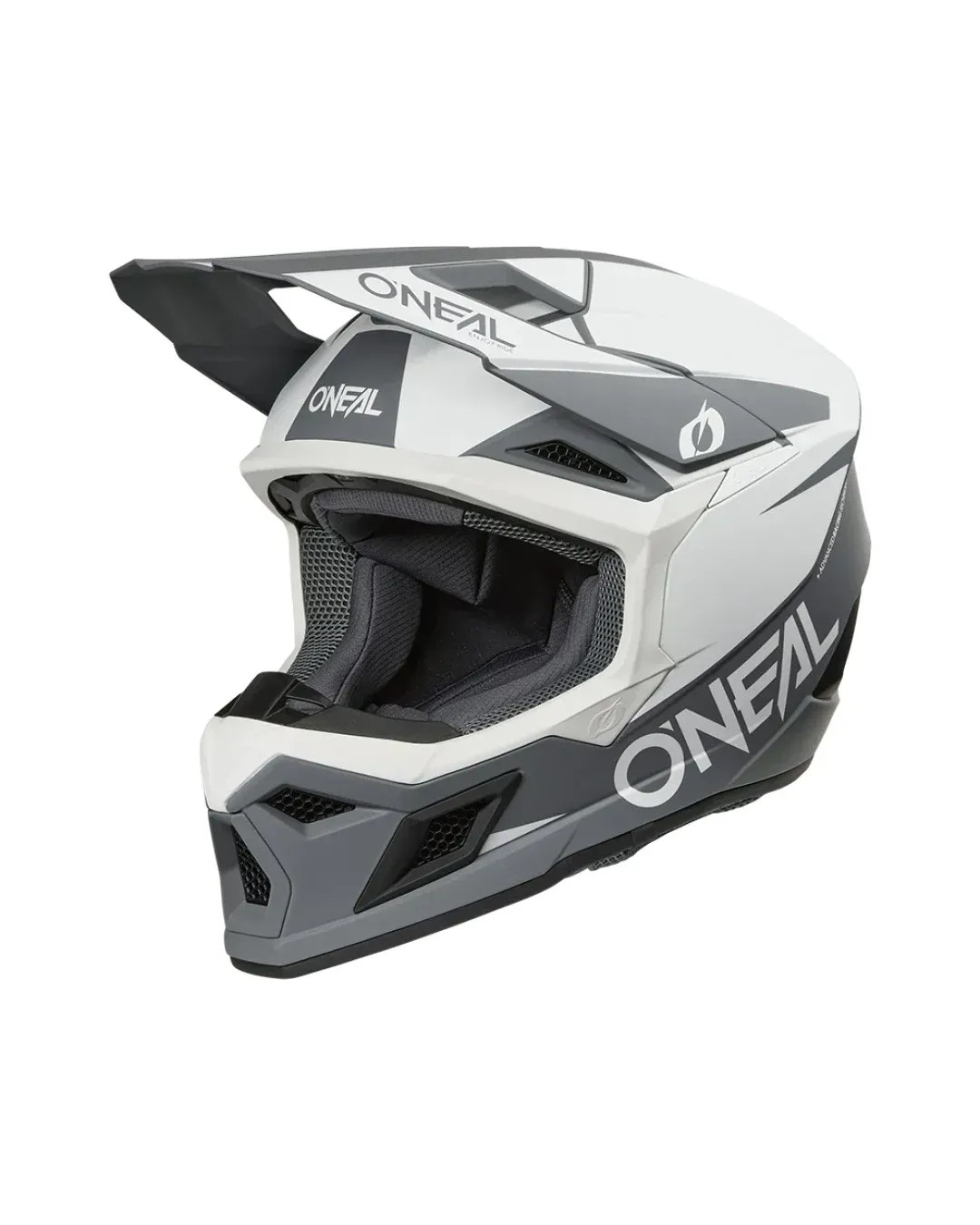 Мотокрос каска O'NEAL 3SERIES SOLID WHITE/BLACK V.26