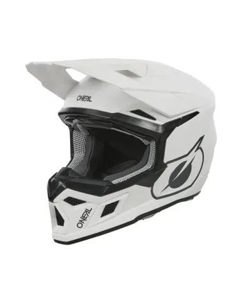 Мотокрос каска O'NEAL 3SERIES SOLID WHITE V.24