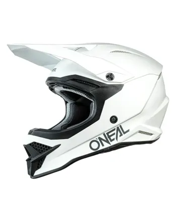 Мотокрос каска O'NEAL 3SERIES SOLID WHITE