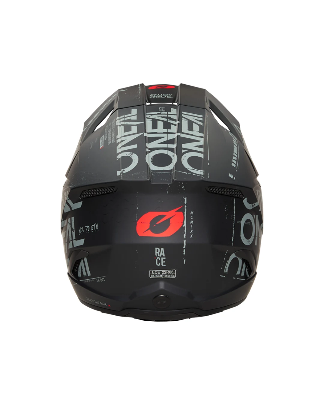 Мотокрос каска O'NEAL 3SERIES STATIC BLACK/GRAY V.25