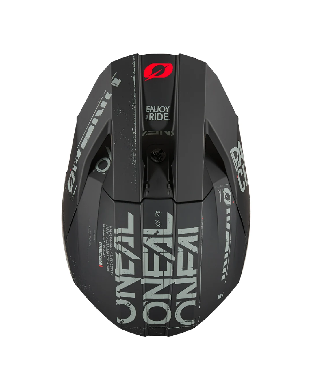 Мотокрос каска O'NEAL 3SERIES STATIC BLACK/GRAY V.25