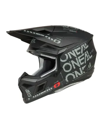 Мотокрос каска O'NEAL 3SERIES STATIC BLACK/GRAY V.25