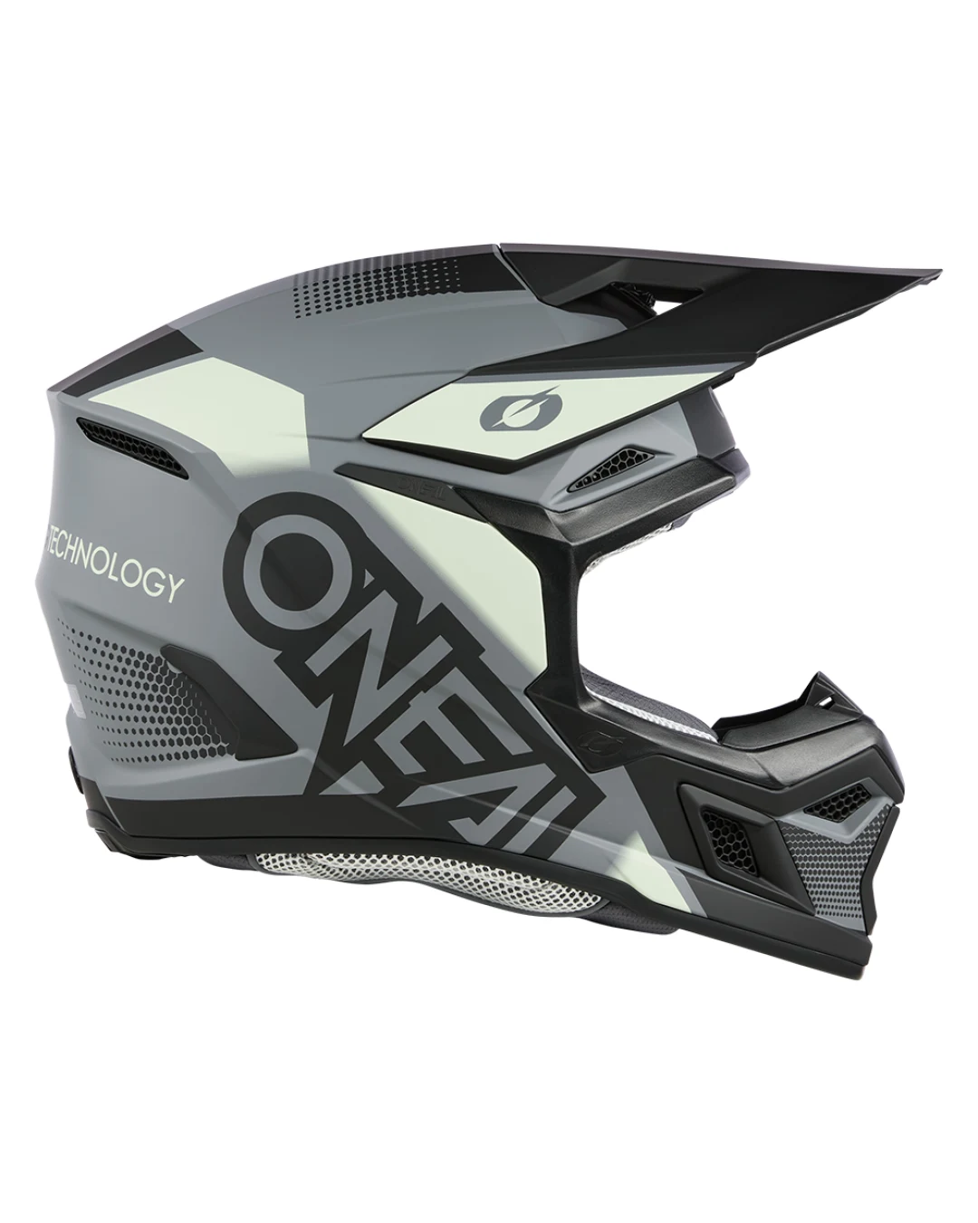 Мотокрос каска O'NEAL 3SERIES VISION BLACK/GRAY V.24